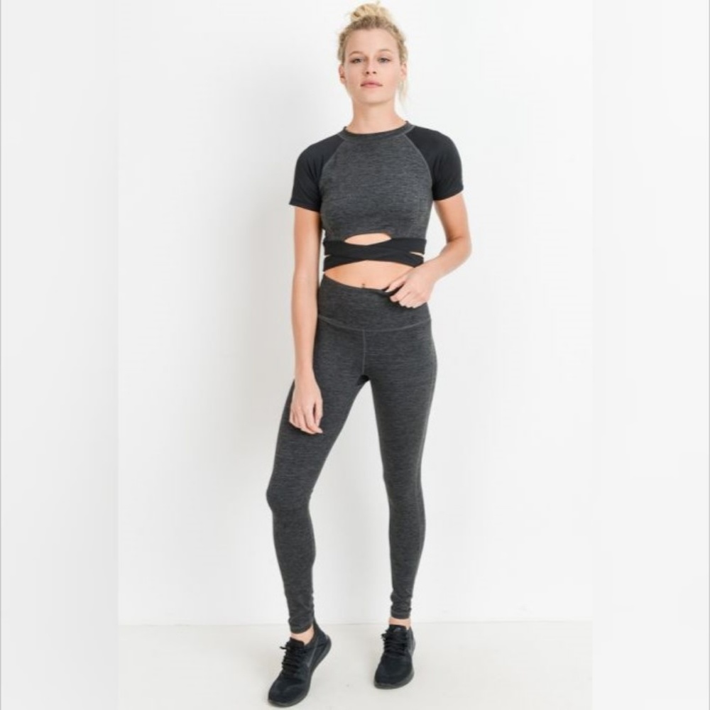 New Mono B Highwaist Solid Essential Full Leggings - Picture 6 of 7